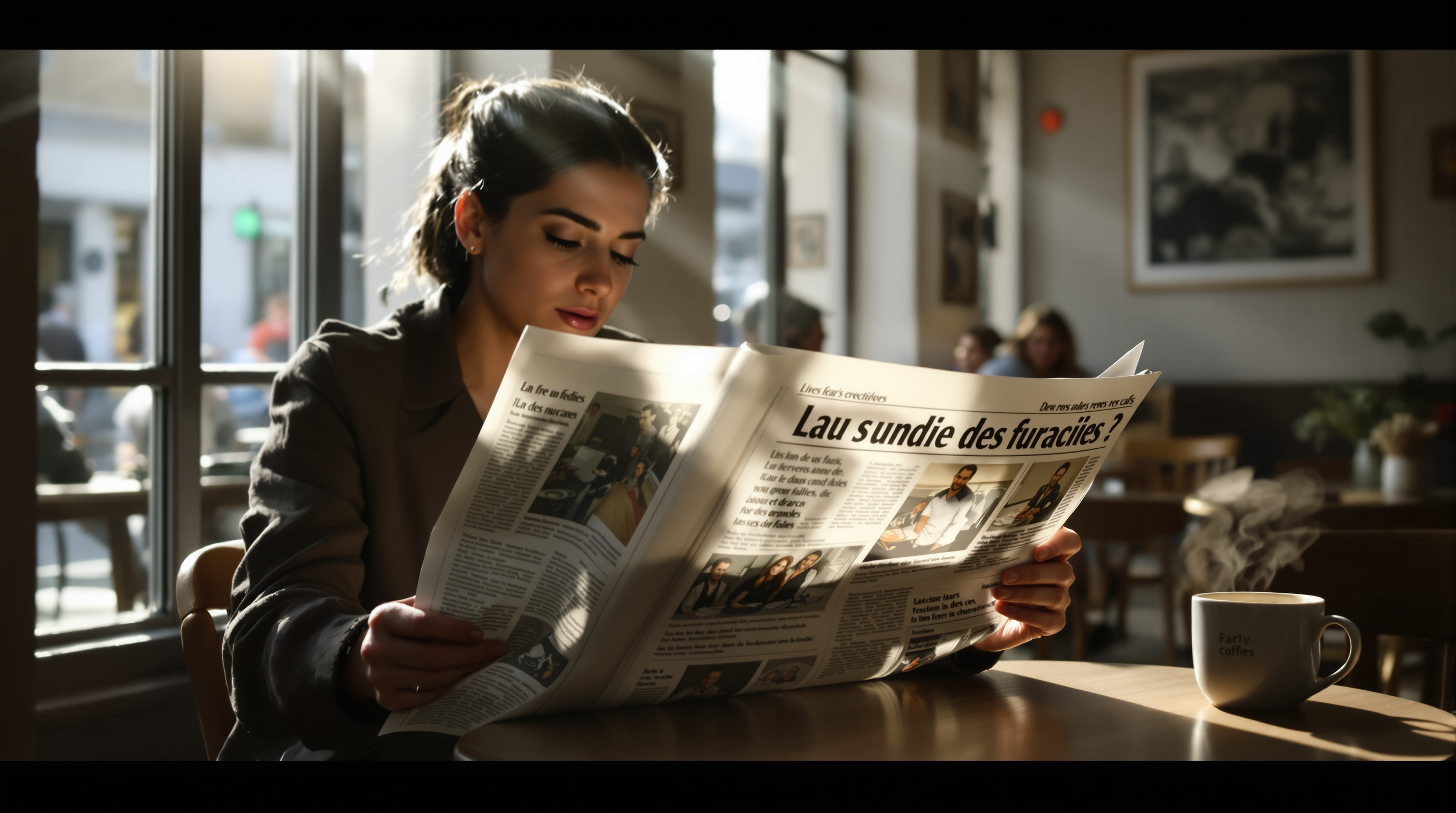Lecture du journal — chronique du quotidien